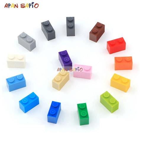 Bloques de construcción DIY de 1x2 puntos para niños, 500 Uds., figuras gruesas, juguetes educativos creativos de plástico para niños, compatibles con 3004 ► Foto 1/5