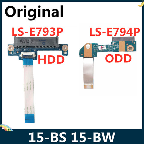 LSC Original ODD CSL50 LS-E794P NBX00026G00 y HDD LS-E793P para HP 15-BS 15-BW unidad de disco óptico portátil placa de conector con Cable ► Foto 1/6