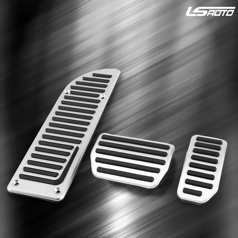 LS-cubiertas de Pedal de coche para Volvo S60 S80L XC60 S60L V60, almohadillas de Pedal de coche de aleación de aluminio antideslizantes ► Foto 1/6