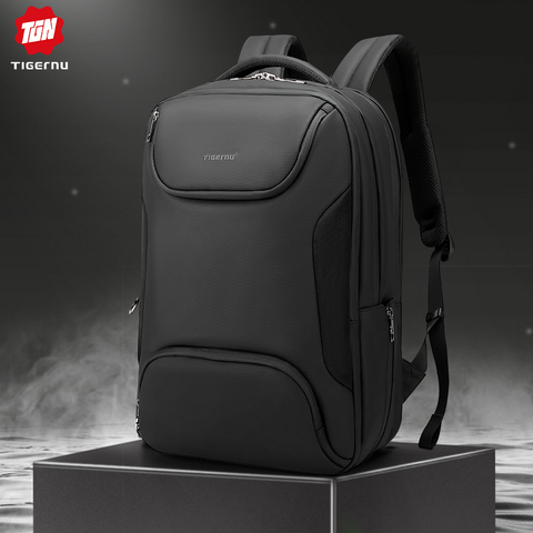 Tigernu-mochila para ordenador portátil de 15,6 pulgadas para hombre, bolsa impermeable de TPU con carga USB, para viaje, alta calidad ► Foto 1/6