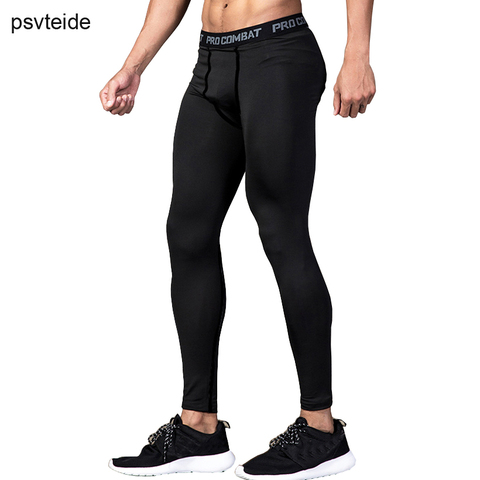 Mallas de compresión para Hombre, Mallas deportivas para Hombre, pantalones ajustados para gimnasio ► Foto 1/6