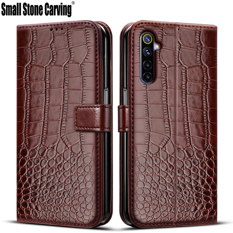 Para OPPO Realme 6 Pro funda suave libro cartera caso para OPPO Realme 6 Pro caso Realme6 Realme 6 Pro 6i cubierta Fundas ► Foto 1/6