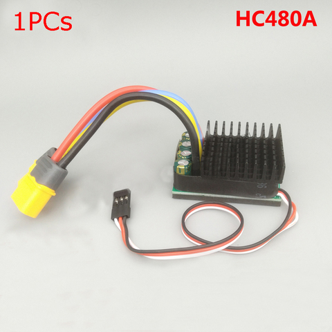 Controlador de velocidad eléctrico para coche de control remoto, dispositivo controlador de velocidad eléctrico para vehículo de radiocontrol, 10V ~ 32V 12V 24V 480A/960A, cepillado bidireccional 3S/4S/5S/6S ESC ► Foto 1/4