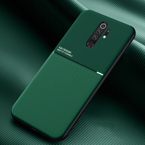 Ikrsses-funda anticaída para Xiaomi Redmi Note 8 Pro, funda de piel sintética de lujo con textura de línea para Redmi Note 5 7 Pro, 8A ► Foto 1/6