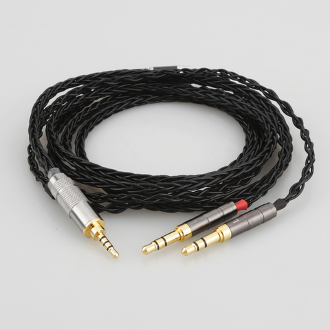 Audiocrast-Cable para auriculares, 8 núcleos, para Denon AH-D600, D7100, Hifiman, sunrama, Ananda, HE1000se, HE6se, he400 ► Foto 1/6
