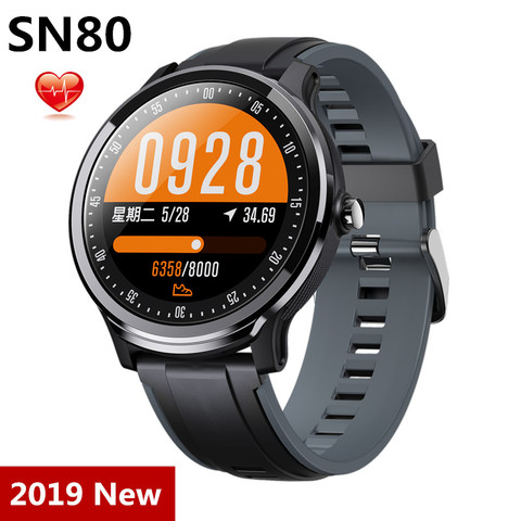 Reloj inteligente SN80, reloj deportivo a la moda, rastreador IP68, resistente al agua, monitor de ritmo cardíaco, Android e IOS, novedad de 2022 ► Foto 1/6
