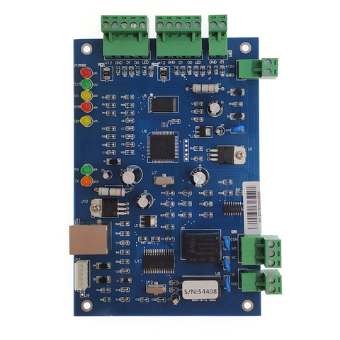 Controlador UTC Wiegand, controlador de acceso de puerta individual, TCP IP, 20K, usuarios, eventos de 100K, función de acceso múltiple, alarma de fuego, etc.sn:B01 ► Foto 1/6