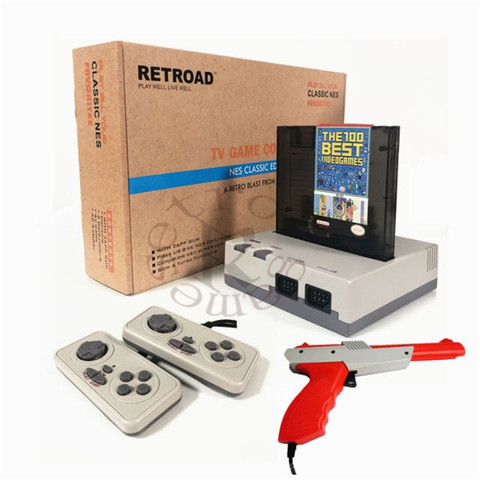 RETROAD-consola EDICIÓN CLÁSICA de 8 bits para videojuegos, Cartucho de juego Retro familiar para Zapp Gun, grabación de pato, 72P, 60P ► Foto 1/6