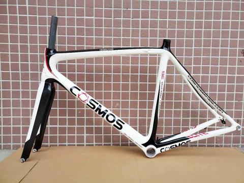 Cuadro de bicicleta de carretera de alta calidad, 700c, Cuadro De Carbono, súper ligero, 50cm, 54cm, cuadro de bicicleta de carbono completo con horquilla ► Foto 1/6