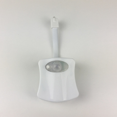 Luz nocturna con Sensor de movimiento PIR para asiento de inodoro, 8 colores, luz cambiable automática para WC ► Foto 1/4
