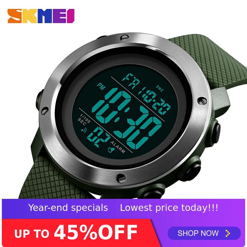 SKMEI-reloj deportivo de marca de lujo para hombre, cronógrafo impermeable, con alarma, Digital, a la moda, 5Bar, Masculino, 1416, 1426 ► Foto 1/6