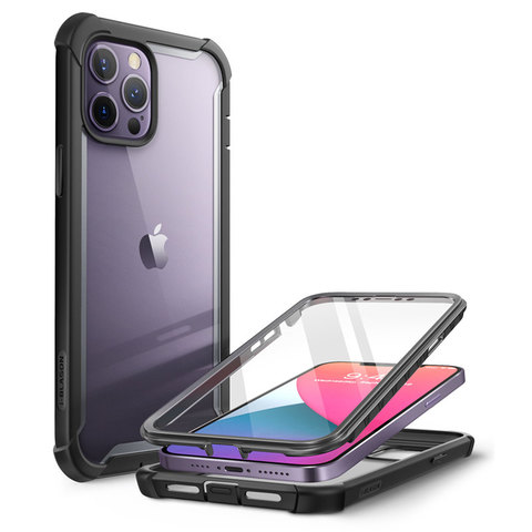 Funda de parachoques transparente para iPhone 12 Pro Max, Protector de pantalla incorporado de 6,7 pulgadas (versión 2022), resistente, cuerpo completo, I-BLASON ► Foto 1/6