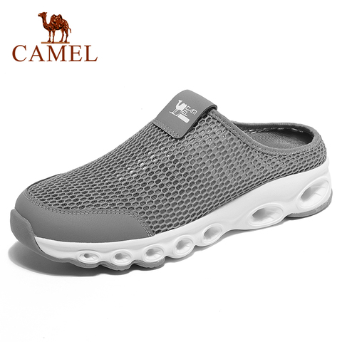 Zapatillas de deporte de color gris CAMEL modernas veraniegas informales, ligeras y transpirables para hombres y mujeres ► Foto 1/6