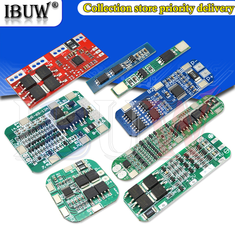 1 Uds 1S 2S 3S 4S 5S 6S 3A 20A 30A Li-Ion de la batería de litio 18650 cargador PCB Placa de protección BMS para Motor de taladro Lipo celular para ► Foto 1/6