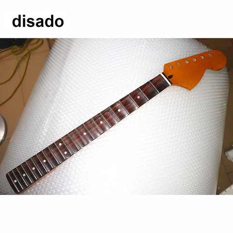 Diapasón de festón para guitarra eléctrica 21 22 trastes, cuello de guitarra, palisandro, clavijero grande, arce, pintura brillante, piezas accesorios para guitarra ► Foto 1/5