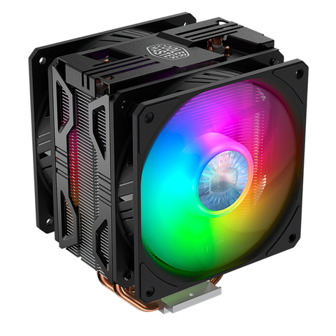 Enfriador Master T400 Pro ARGB de 4 tubos de calor para CPU, radiador de ordenador con doble 5V direccionable, 120mm, PWM, ventilador para intel 115X AM4 ► Foto 1/5