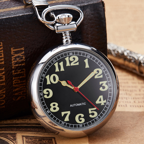 Reloj de bolsillo Retro de cobre para hombre, colgante de cadena, Steampunk antiguo, relojes de bolsillo de cuarzo ► Foto 1/6