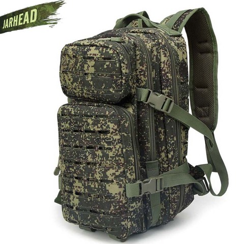 Molle-mochila táctica militar 900D de nailon para exteriores, morral táctico militar de 30L para senderismo, Trekking, Camping, exteriores, caza, Camuflaje ► Foto 1/6