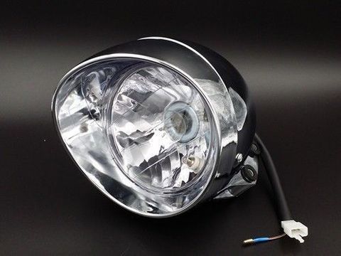 Faro Alto y Bajo para motocicleta HARLEY, HONDA, SUZUKI, KAWASAKI, YAMAHA, KTN, CHOPPER, TOURING, personalizado, 6, 3/4