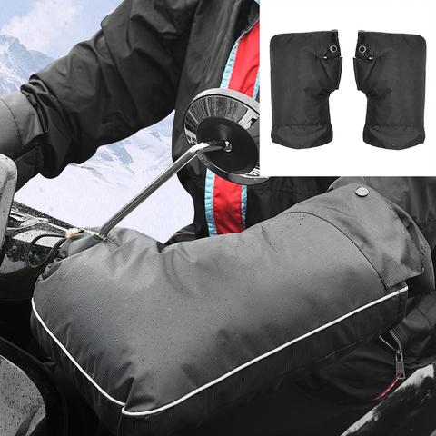 Manoplas reflectantes para nieve/ATV/Dirt Bike, forro polar térmico para ciclismo, MTB, guantes de invierno a prueba de viento ► Foto 1/6