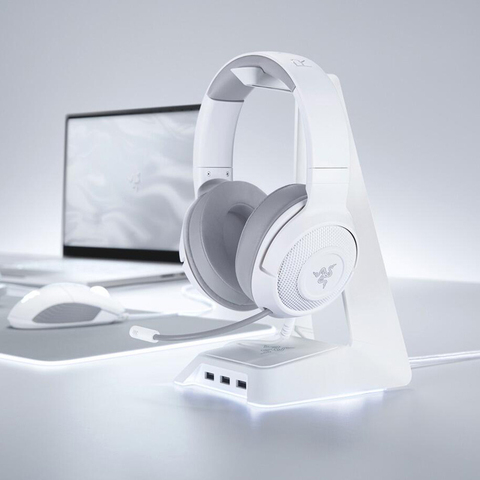 Razer KRAKEN X Mercury-auriculares para juegos por cable, 3,5 MM, blanco, multiplataforma, para música, teléfono móvil, PC ► Foto 1/6