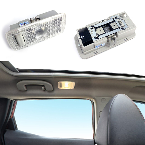 Interior del coche luz de techo de lectura lámpara para Nissan Qashqai j10 2008-2013 para Teana 2004-2007 para X-TRAIL 2010-2013 blanco cálido ► Foto 1/6