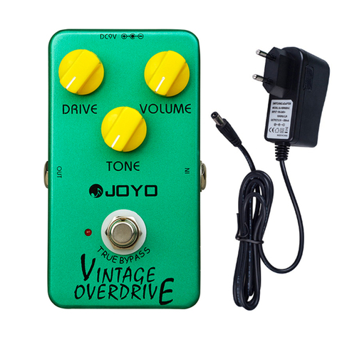 JOYO-Pedal de efectos de Overdrive JF-01, accesorio Vintage Overdrive, tubo clásico, para Pedal de efecto guitarra eléctrica, Bypass verdadero ► Foto 1/6