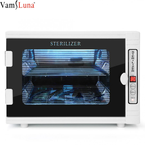 Caja de esterilizador UV, herramientas de manicura de uñas, cabina de desinfección, temporizador ultravioleta de ozono, salón de esterilización, limpiador Dental ► Foto 1/6
