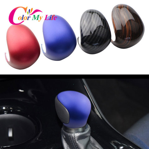 Color My Life ABS coche pomo de cambio protección cubierta para Toyota C-HR CHR 2016 - 2022 pomo de palanca de cambios de turno collares Accesorios ► Foto 1/6