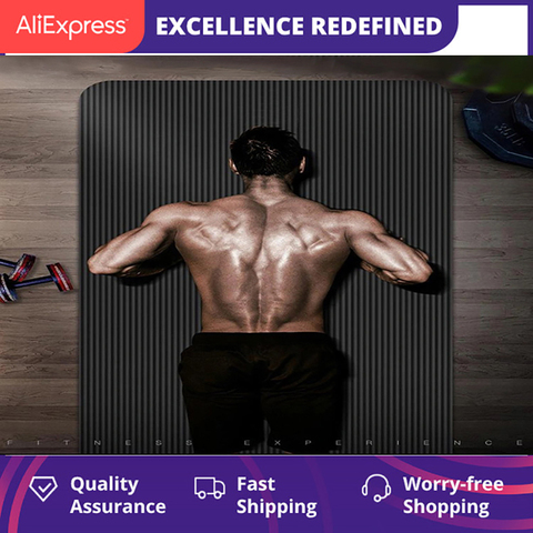 10-20MM superior, completo Serie espesar NRB antideslizante Yoga/-Mat de Fitness para Pilato gimnasio casa ejercicio gimnasia almohadilla masaje ► Foto 1/6