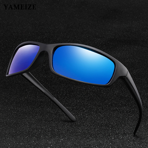 YAMEIZE-gafas De Sol polarizadas De lujo para hombre, lentes clásicas para conducir, con espejo, UV400 ► Foto 1/6