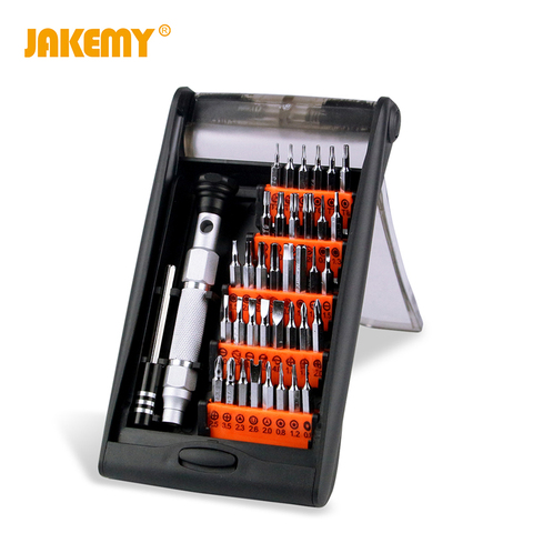 JAKEMY, juego de destornilladores magnéticos de precisión, Torx Bits hexagonales, desstornillador, Parafusadeira, Kit de destornilladores para móvil, ordenador ► Foto 1/6