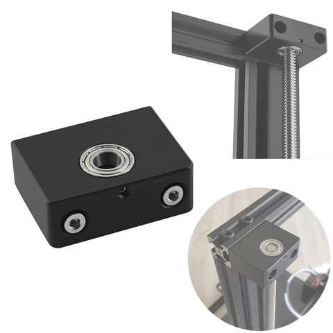 3D Actualización de impresora aluminio z-axis Leadscrew montaje superior para CR-10/CR-10S, Ender 3/Ender 3Pro Metal z-rod Bearing Holder ► Foto 1/6