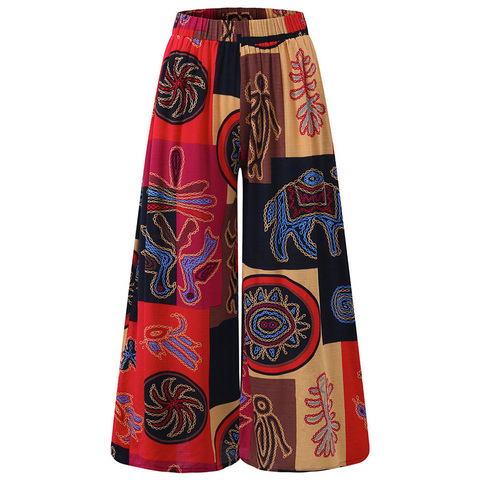 Ropa africana de moda para mujer, vestido y pantalón de hip-hop de África, dashiki, pantalón de pierna ancha, pantalones de chándal informales, de talla grande ► Foto 1/6