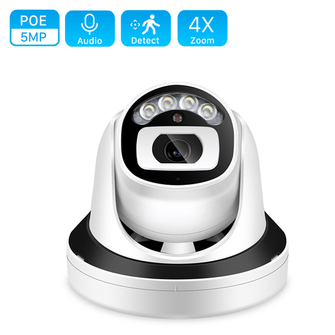 5MP cámara IP ONVIF H.265 3MP de Audio de dos vías P2P cámara IP PoE 1080P humanos detección de movimiento Color IR 30m vídeo CCTV vigilancia ► Foto 1/6