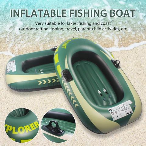 Bote inflable grueso de doble válvula para adultos, bote de pesca de goma, pvc, kayak, novedad, 1/2 personas ► Foto 1/6