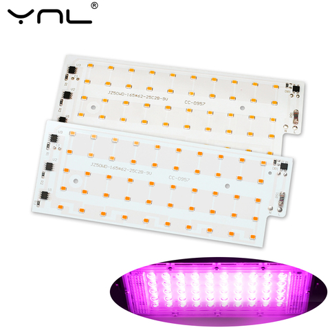 Lleno espectro LED crecer luz Phytolamp para planta de Chip SMD2835 50W interior iluminación tienda lámpara caja de flor ► Foto 1/6