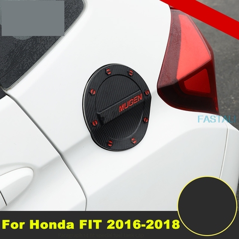 Para Honda JAZZ 2016-2022 tapa de tanque de combustible de coche decoración pegatinas cuerpo tanque de combustible pegatinas decorativa de lentejuelas coche adornan ► Foto 1/6