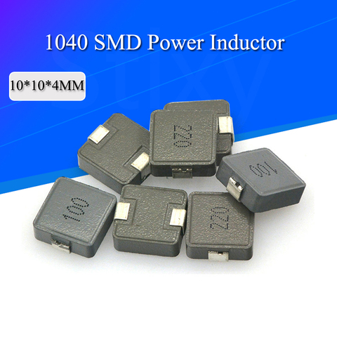 5 uds Inductores de potencia SMD 2.2uh 2R2 4.7uh 4R7 6.8uh 6R8 10uh 100 220uh 220 Chip Inductor 1040 ► Foto 1/6