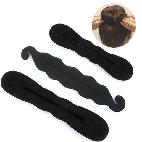 3 unids/set niña horquillas esponja accesorios para el cabello hágalo usted mismo banda de pelo herramienta Headdressing disco capilar dispositivo Bun recogido Hairband ► Foto 1/6