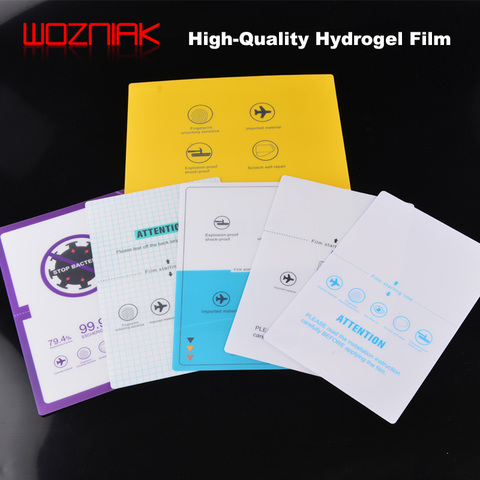 WOZNIAK-película frontal Flexible de hidrogel para IPHONE, Samsung y IPAD, cubierta protectora, membrana trasera adecuada para máquina de corte ► Foto 1/6