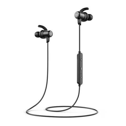 SounPEATS-auriculares inalámbricos con Bluetooth 5,0, dispositivo de audio HD APTX IPX8, estéreo, deportivo, resistente al agua, con carga magnética ► Foto 1/6