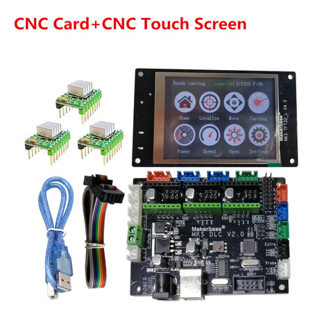 Placa de control de escudo CNC GRBL 1,1, MKS, DLC, + TFT32 V2.0, pantalla CNC, piezas de bricolaje, controlador láser, monitor de expansión ► Foto 1/5