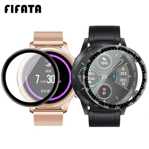 FIFATA-Película protectora 3D de borde curvo para Huawei Honor Magic Watch 2, Protector de pantalla de 46mm y 42mm ► Foto 1/5