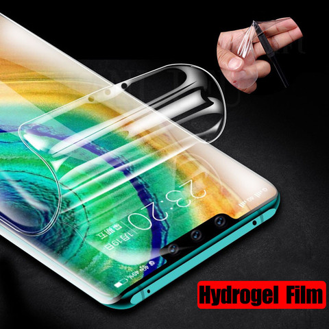 Película adhesiva de hidrogel para LG, Protector de pantalla frontal de silicona suave de TPU 21D para G5, G6, G7, G8, ThinQ, Q7, Q6 Plus, V20, V30, V40, V50, K12 ► Foto 1/6