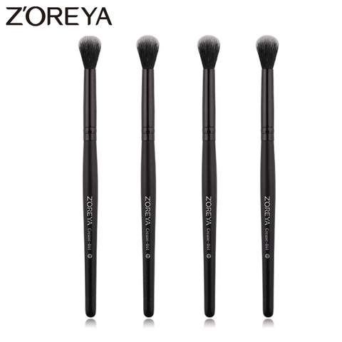 Zoreya marca negro Crease brochas de maquillaje pelo sintético suave portátil ojo maquillaje conjunto de cosméticos de viaje para maquillaje ► Foto 1/6