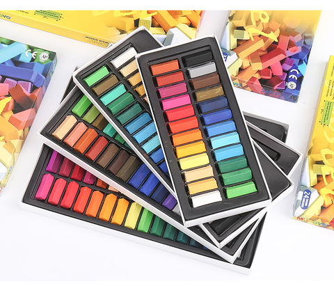 Mungyo suave dibujo arte Pastel Set 24 colores Color conjunto cuadrado tiza ► Foto 1/4