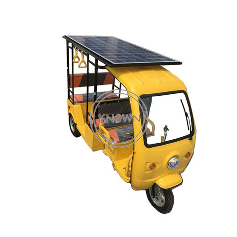 Triciclo eléctrico de adulto con 6 asientos, vehículo de movilidad de pasajeros, Tuk, Rickshaw con Panel Solar ► Foto 1/1