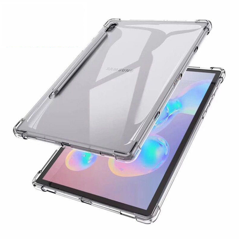 Funda de silicona para Samsung Galaxy Tab S7, 11 '', 2022 SM-T870, T875 / S7 Plus, S7 + 12,4, T970, T975, transparente, suave, TPU ► Foto 1/6