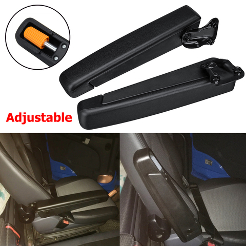 Reposabrazos lateral izquierdo/derecho Universal ajustable para asiento del coche, reposabrazos RV, soporte de mano para furgoneta, autocaravana, barco, camión, accesorios de coche ► Foto 1/6